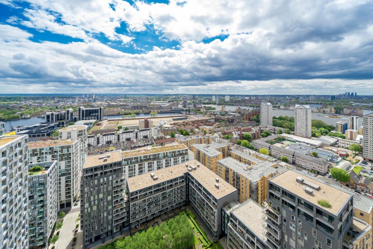 Luxurious Spacious 2Bed Suites Skyline River Views By Canary Wharf Лондон Екстериор снимка