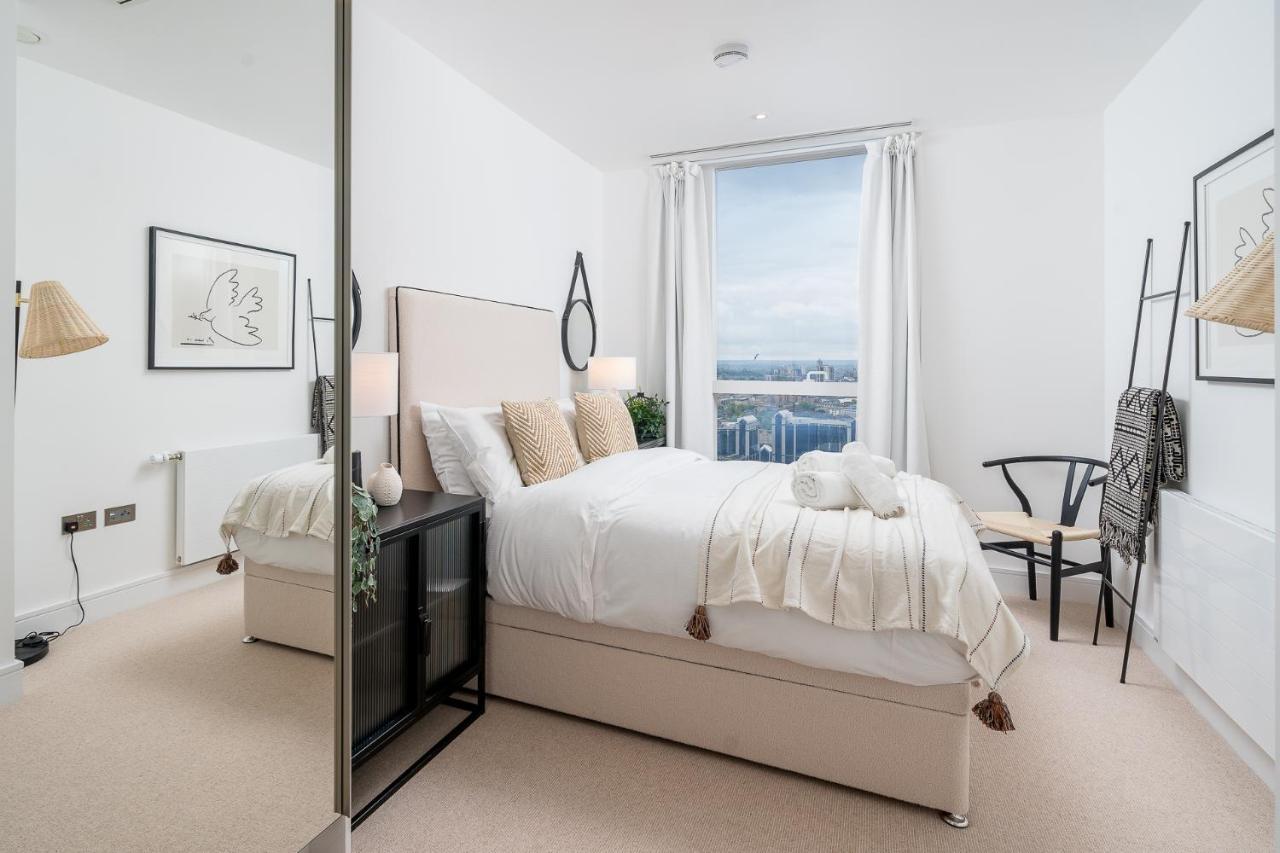 Luxurious Spacious 2Bed Suites Skyline River Views By Canary Wharf Лондон Екстериор снимка