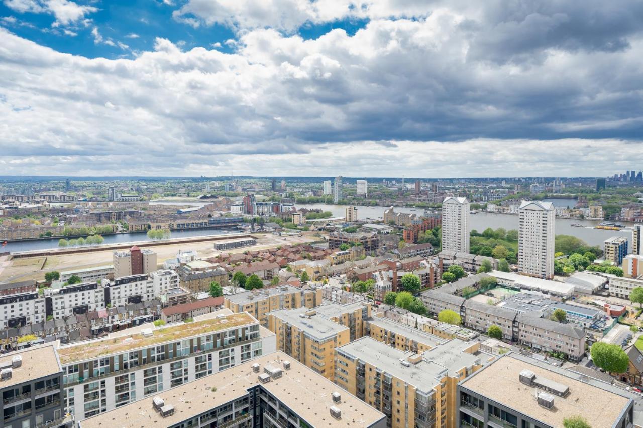 Luxurious Spacious 2Bed Suites Skyline River Views By Canary Wharf Лондон Екстериор снимка